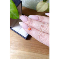 0.43 Ct. Cabochon Coral from Italy Life Style