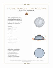 1.07 Ct. Cabochon Coral from Italy 3 D Scan Report