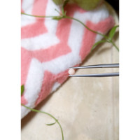 0.24 Ct. Cabochon Coral from Italy Life Style