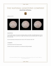 1.04 Ct. Cabochon Coral from Italy Appraisal