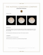 0.31 Ct. Cabochon Coral from Italy Appraisal