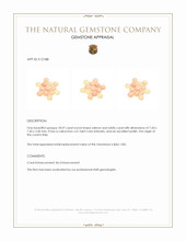 18.07 Ct. Cabochon Coral from Italy Appraisal