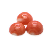 3.92 Ct. Cabochon Coral from Italy Video