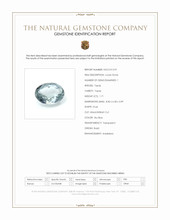 1.71 Ct. Sky Blue Topaz from Brazil Scan Report
