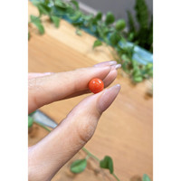 4.44 Ct. Cabochon Coral from Italy Life Style