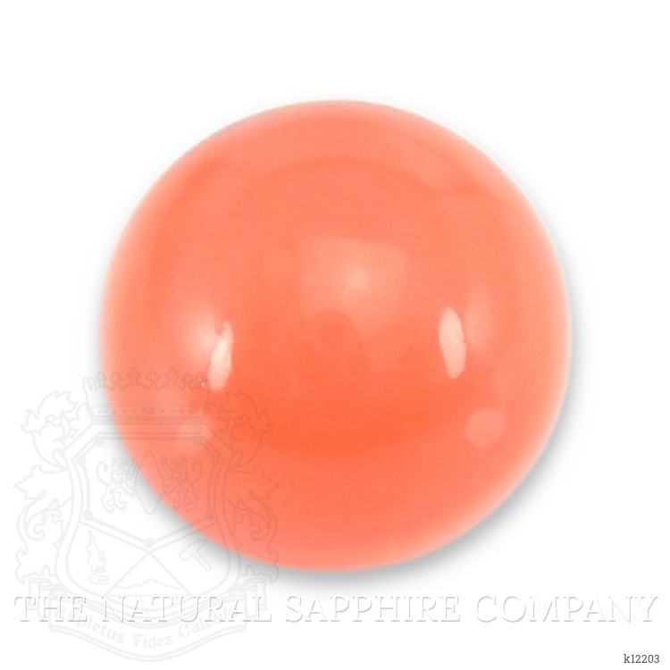 1.71 Ct. Cabochon Coral from Italy