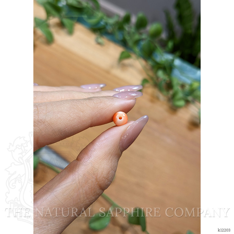 1.71 Ct. Cabochon Coral from Italy