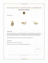 1.27 Ct. Phenakite from Russia Appraisal