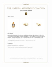 1.27 Ct. Phenakite from Russia Appraisal