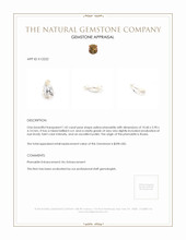 1.42 Ct. Phenakite from Russia Appraisal