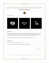 1.01 Ct. Phenakite from Russia Appraisal