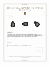 5.44 Ct. Cabochon Black Opal from Ethiopia Appraisal