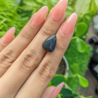 5.44 Ct. Cabochon Black Opal from Ethiopia Life Style