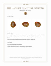 15.38 Ct. Cabochon Crystal/Jelly Opal from Ethiopia Appraisal