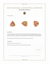 7.92 Ct. Fire Opal from Ethiopia Appraisal