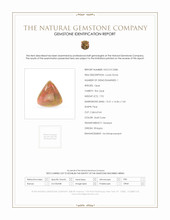 7.92 Ct. Fire Opal from Ethiopia Scan Report