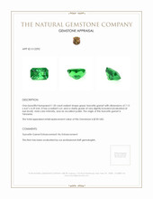 1.20 Ct. Tsavorite Garnet from Tanzania Appraisal