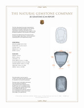 1.01 Ct. Tsavorite Garnet from Tanzania 3 D Scan Report