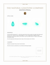 0.11 Ct. Paraiba Tourmaline from Brazil Appraisal