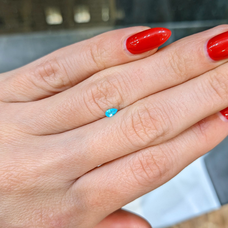 0.11 Ct. Paraiba Tourmaline from Brazil