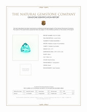 0.19 Ct. Paraiba Tourmaline from Brazil Scan Report
