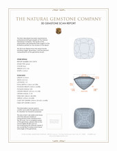 2.66 Ct. Spinel from Burma (Myanmar) 3 D Scan Report