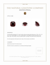 2.73 Ct. Spinel from Burma (Myanmar) Appraisal