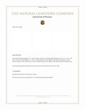 3.17 Ct. Spinel from Burma (Myanmar) Appraisal