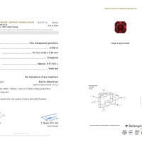 5.55 Ct. Red Spinel from Burma (Myanmar) Scan Report
