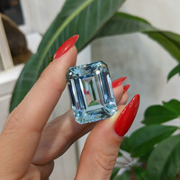 57.39 Ct. Aquamarine from Ceylon (Sri Lanka) Life Style