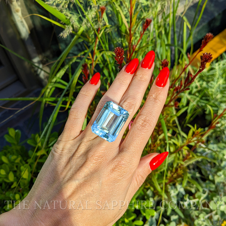 57.39 Ct. Blue Aquamarine from Ceylon (Sri Lanka)