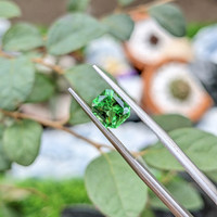 1.13 Ct. Tsavorite Garnet from Madagascar Life Style