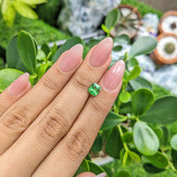 1.13 Ct. Tsavorite Garnet from Madagascar Life Style