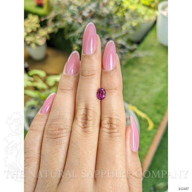 1.01 Ct. Rhodolite Garnet from Ceylon (Sri Lanka)