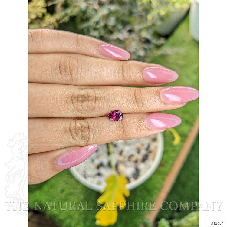 1.01 Ct. Rhodolite Garnet from Ceylon (Sri Lanka)
