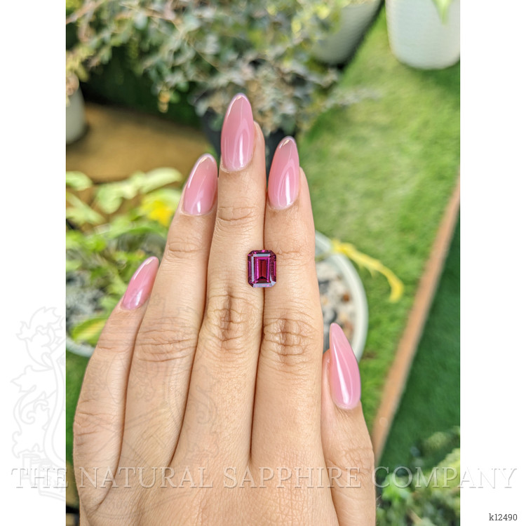 2.99 Ct. Rhodolite Garnet from Ceylon (Sri Lanka)