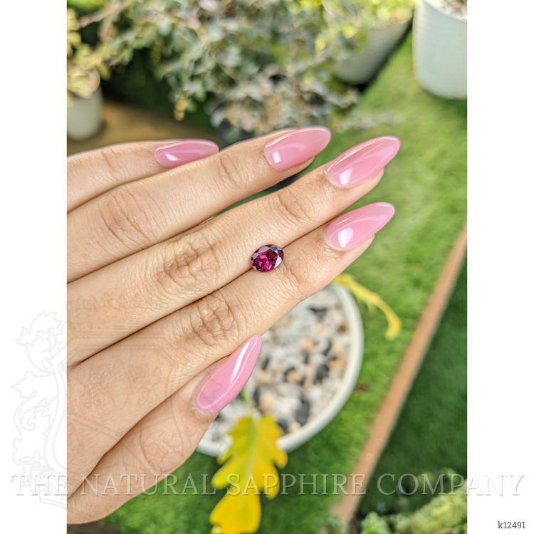 1.33 Ct. Rhodolite Garnet from Ceylon (Sri Lanka)