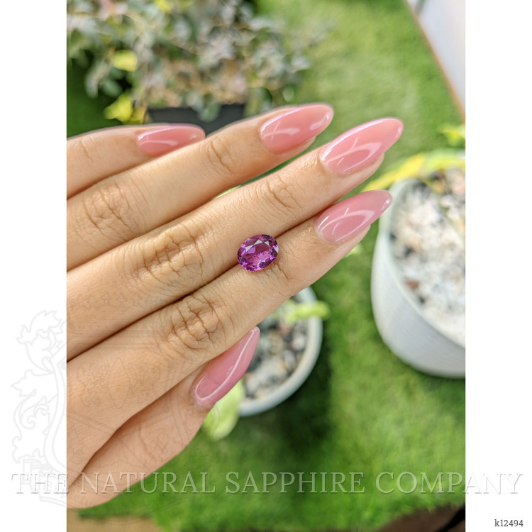 2.01 Ct. Rhodolite Garnet from Ceylon (Sri Lanka)