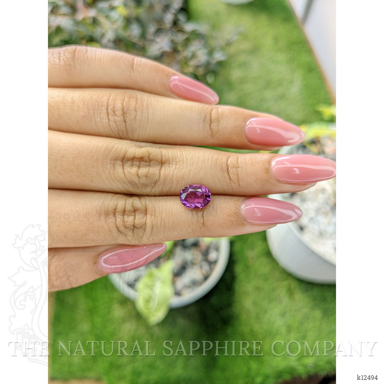 2.01 Ct. Rhodolite Garnet from Ceylon (Sri Lanka)