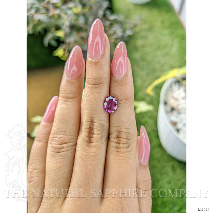 2.01 Ct. Rhodolite Garnet from Ceylon (Sri Lanka)