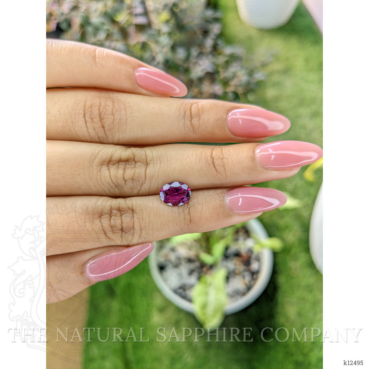 1.85 Ct. Rhodolite Garnet from Ceylon (Sri Lanka)