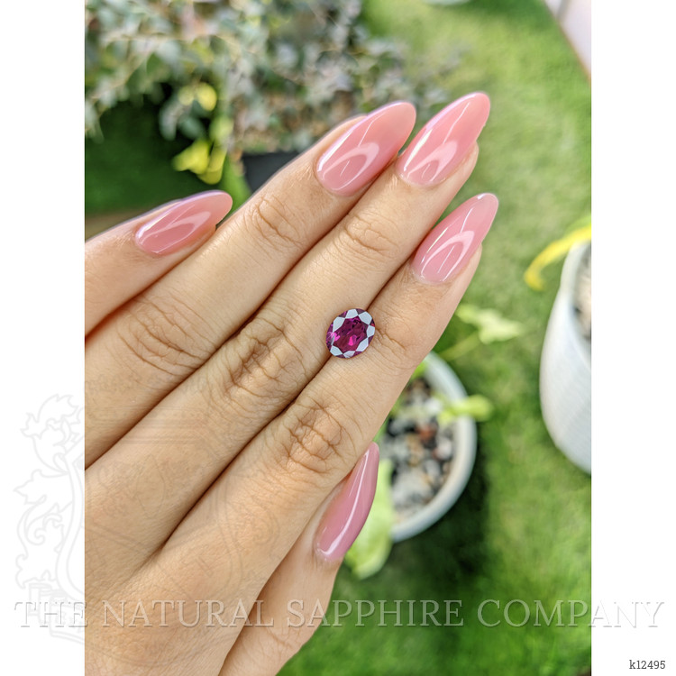 1.85 Ct. Rhodolite Garnet from Ceylon (Sri Lanka)