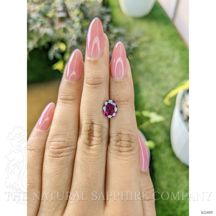 1.85 Ct. Rhodolite Garnet from Ceylon (Sri Lanka)