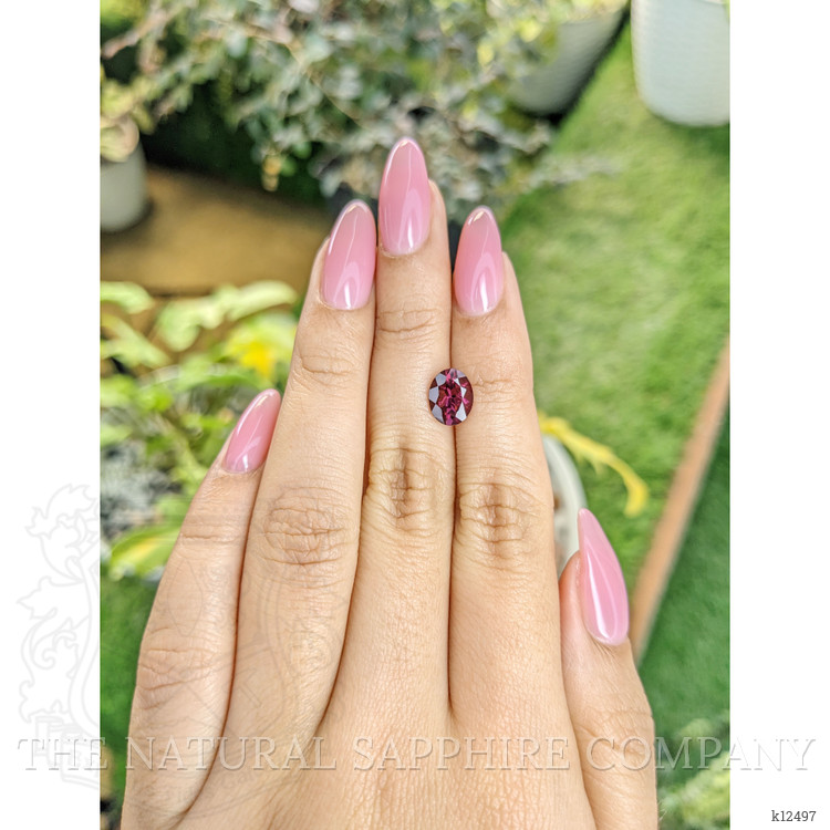 2.12 Ct. Rhodolite Garnet from Ceylon (Sri Lanka)