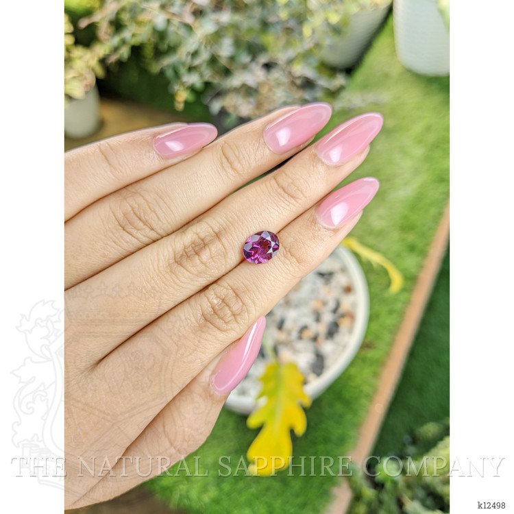 2.03 Ct. Rhodolite Garnet from Ceylon (Sri Lanka)