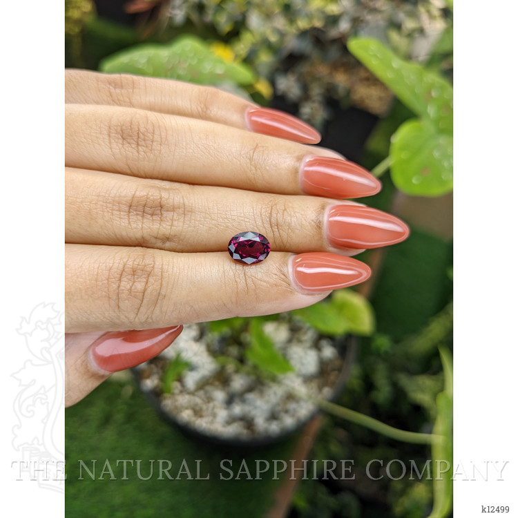 2.19 Ct. Rhodolite Garnet from Ceylon (Sri Lanka)