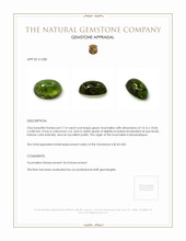 7.14 Ct. Cabochon Tourmaline from Mozambique Appraisal