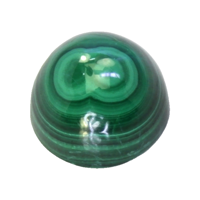 14.58 Ct. Cabochon Malachite from Russia Video