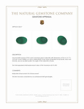 29.03 Ct. Malachite from Russia Appraisal