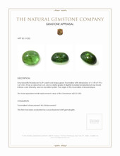 6.09 Ct. Cabochon Tourmaline from Mozambique Appraisal